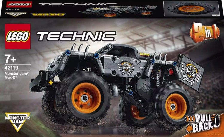 LEGO Technic Monster Jam Max-D 42119 (4 sztuki) [KLOCKI]