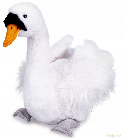 Łabędź pluszowy 30cm 90153 01537
