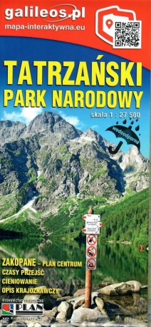 Mapa tur. - Tatrzański Park Narodowy 1:27 000 [KSIĄŻKA]