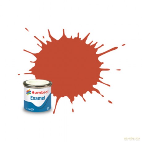 HUMBROL Farba Nr100 Red Brown Matt 14ml [MODELARSTWO]