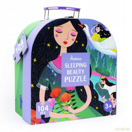 Mideer puzzle w walizce ŚPIĄCA KRÓLEWNA 3+ 104