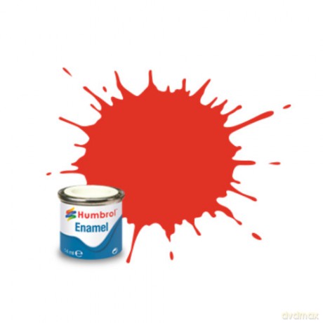 HUMBROL Farba Nr1321 Clear Red 14ml [MODELARSTWO]