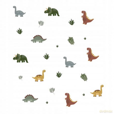 Naklejki Na Ścianę Sufit DINOZURY Samoprzylepne Naklejki Do Pokoju Dziecka
