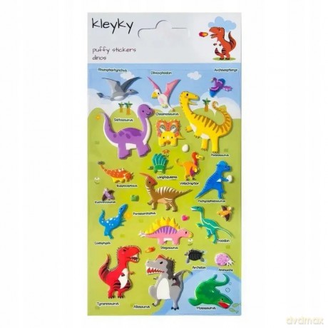 Naklejki Wypukłe Dinozaury kleyky 21784 Suatelier