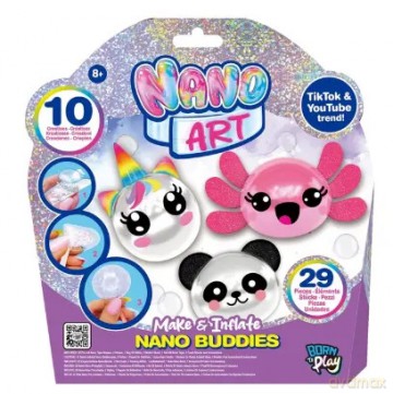 Nano Art. Make Inflate Nano Buddies. Zestaw kreatywny