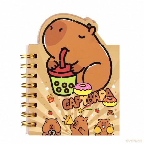 Notes Na Spirali A7/50k Capibara Starpak 562601