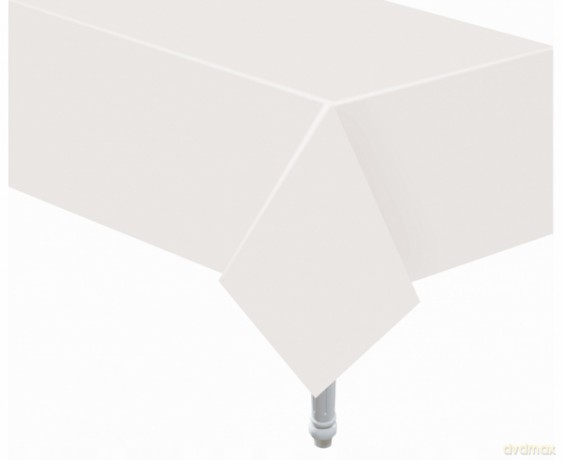 Obrus papierowy biały 132x183cm