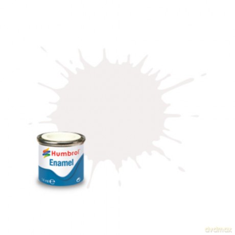 HUMBROL Farba Nr22 White Gloss 14ml [MODELARSTWO]