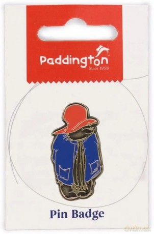 Paddington Przypinka metalowa - Miś Paddington