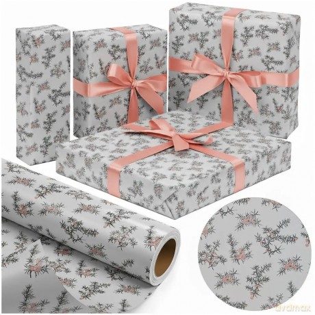 Papier świąteczny Zimowe Jagody X-Strong 57cmx25m
