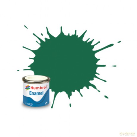 HUMBROL Farba Nr30 Dark Green Matt 14ml [MODELARSTWO]