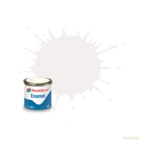 HUMBROL Farba Nr34 White Matt 14ml [MODELARSTWO]