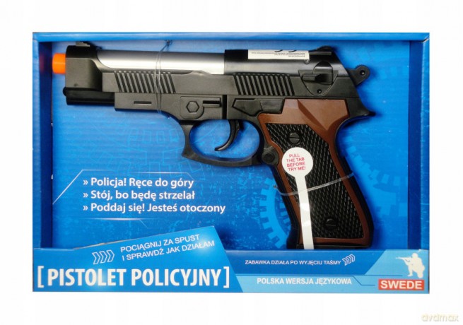 Pistolet policyjny pol.moduł.głos. G7580 97057