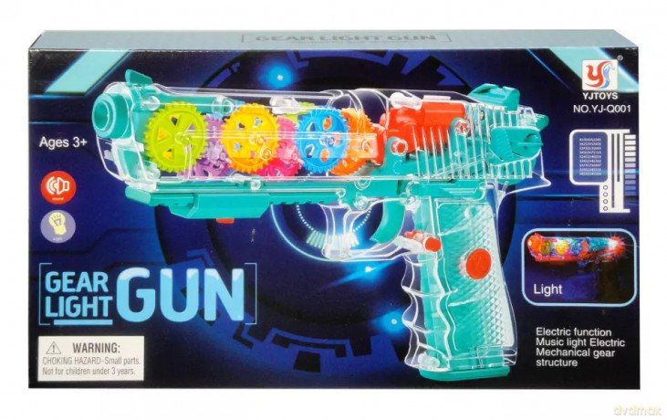 Pistolet transparentny św/dźw G8359 10206