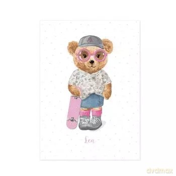 Plakat 30x40 cm. Fluffy Puffy Lea