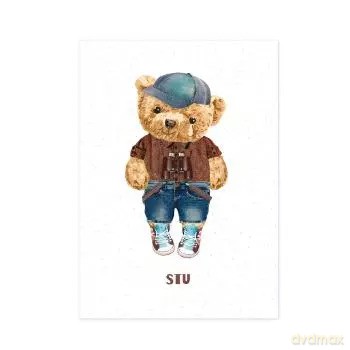Plakat 30x40 cm. Fluffy Puffy Stu