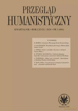 Przegląd Humanistyczny 2024/3 (486) [KSIĄŻKA]