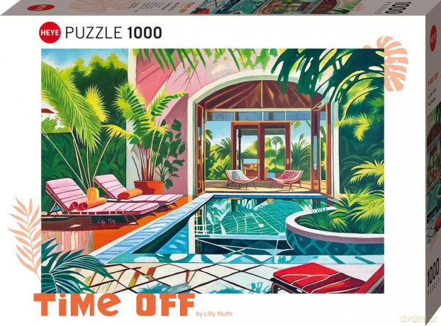 Puzzle 1000 elementów. Timeoff. Basen. Joanna Pilarczyk - Heye [KSIĄŻKA]