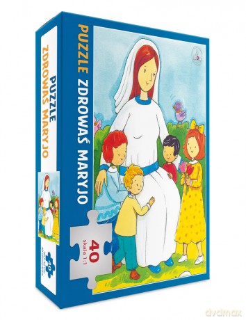 Puzzle 40 elementów. Zdrowaś Maryjo [PUZZLE]