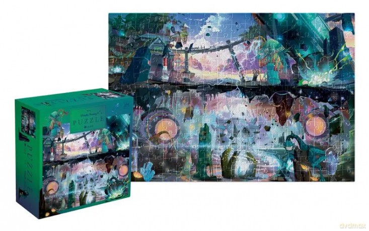 Puzzle 500 elementów. Metallic Fantasy. Tajemnicze miasto [PUZZLE]