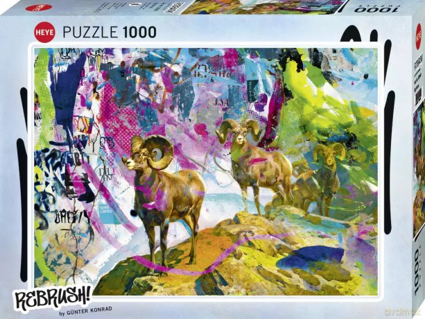 Puzzle Heye. 1000 elementów. Wielkie Rogi [PUZZLE]