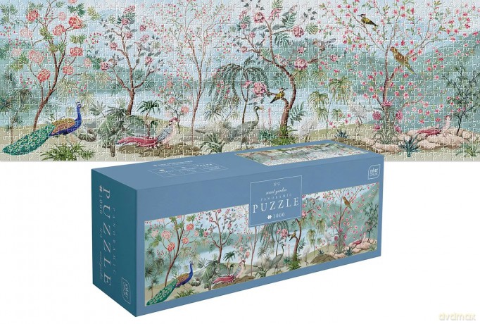 Puzzle panoramiczne 1000 elementów. Tajemniczy ogród 3 [PUZZLE]