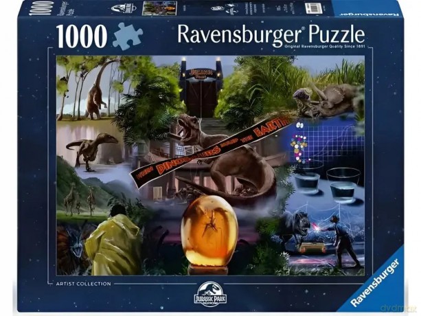 Ravensburger Jurassic Park Classic Movie Poster 1000 Piece Jigsaw Puzzles f [PUZZLE]