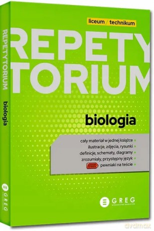 Repetytorium - liceum/technikum - biologia - 2026 - Maciej Mikołajczyk, Kornelia Wójcik, Jolanta Zygmunt [KSIĄŻKA]