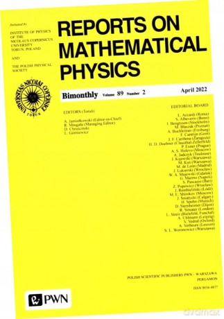 Reports on Mathematical Physics 56/2 wer.kraj. [KSIĄŻKA]
