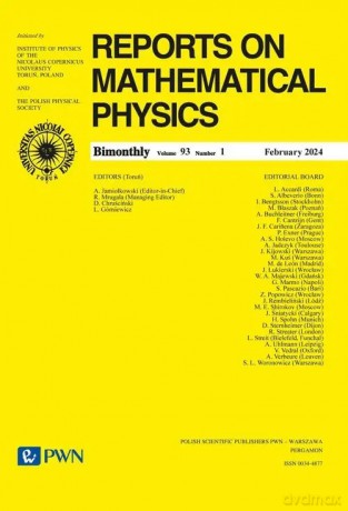 Reports On Mathematical Physics 93/1 Polska [KSIĄŻKA]