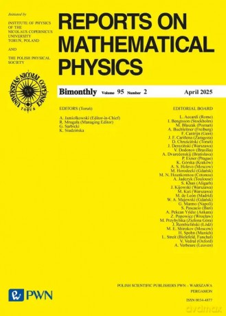 Reports On Mathematical Physics 95/2 Polska [KSIĄŻKA]