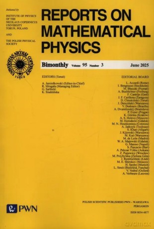 Reports on Mathematical Physics 95/3/2025 [KSIĄŻKA]
