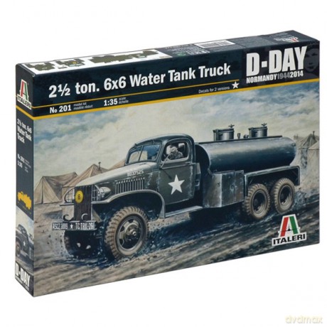 ITALERI 2 12 ton. 6X6 U.S. Water Tank [MODELARSTWO]