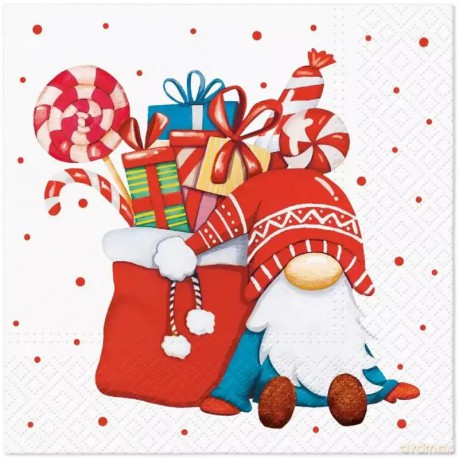 Serwetki Holiday Sweetkeeper 33x33 cm (20 sztuk)