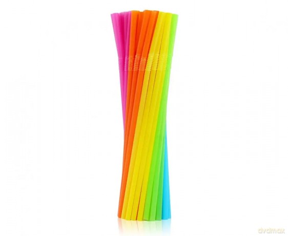 Słomki plastik GoDan 100 szt.