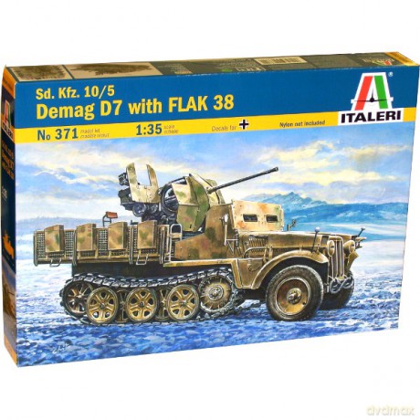 ITALERI Sd.Kfz. 105 Demag D7 with Flak [MODELARSTWO]