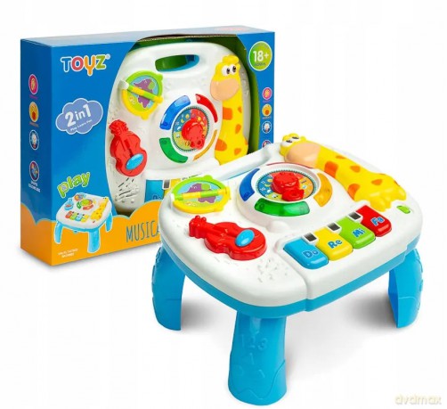 Stoliczek Edukacyjny Muzyczny Interaktywny Toyz