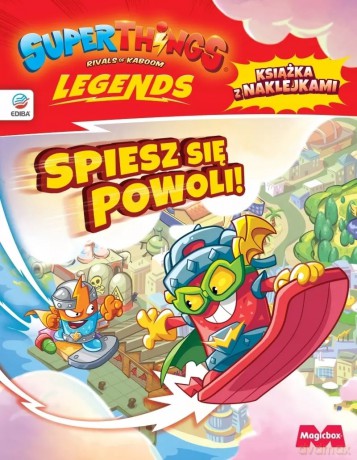 SuperThings Rivals of Kaboom. Legends. Książka z naklejkami [KSIĄŻKA]