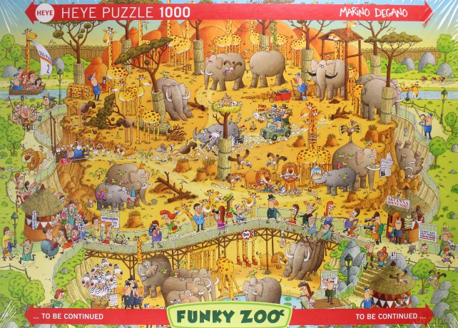 HEYE 1000 EL. African Habitat Afrykańskie zwierzęta [PUZZLE]