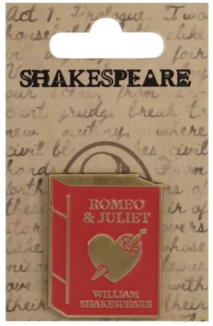 Szekspir Przypinka metalowa - Romeo i Julia