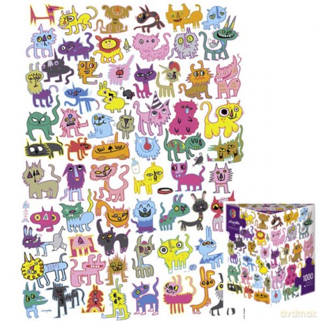 HEYE 1000 EL. Doodlecats Burgerman [PUZZLE]