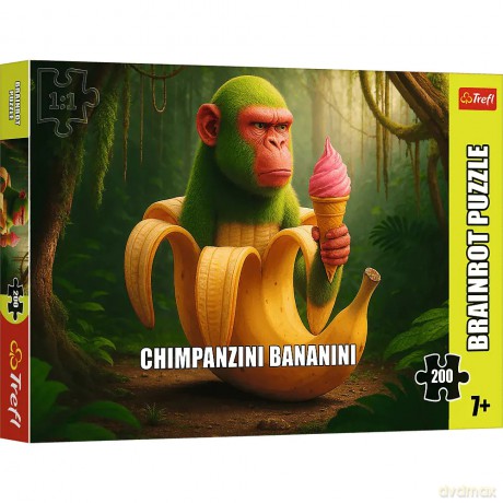 TREFL 200 el. BrainRots. Chimpanzini Bananini [PUZZLE]