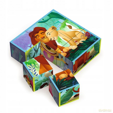 TREFL Zabawka drewn.Block puzzle LionTheKing 62019