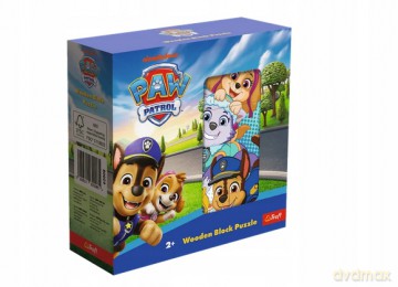 TREFL Zabawka drewn.Block puzzle PsiPatrol 62008