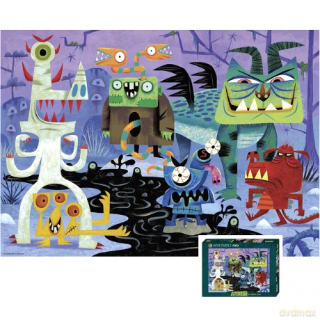 HEYE 1000 EL. Kraina Dziwnych Stworzeń [PUZZLE]