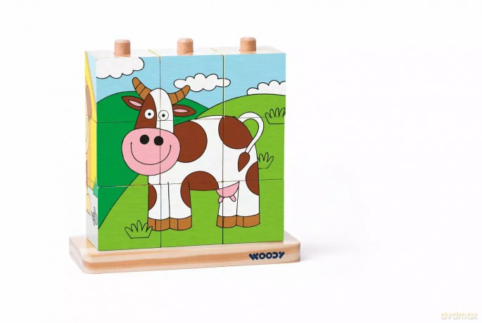 Układanka z kostek obrazkowych Stacker 93055 Woody [PUZZLE]