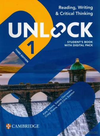 Unlock 1 Reading, Writing and Critical Thinking Student's Book with Digital Pack - Adams Kate, Ostrowska Sabina, Thaine Craig, Sowton Chris [KSIĄŻKA]