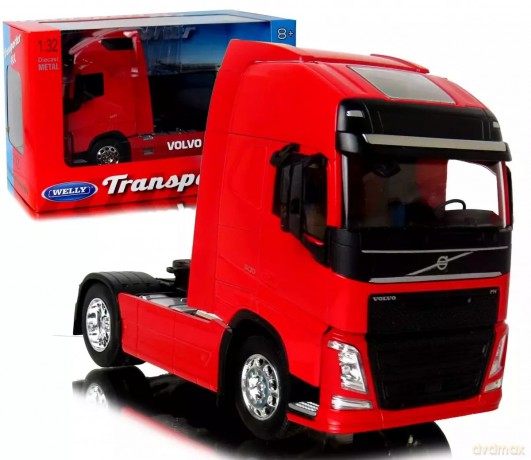 Welly, pojazd kolekcjonerski Tir Volvo Fh Ciężarówka 1:32