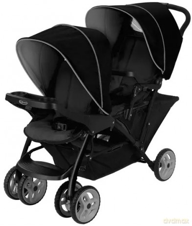 Wózek spacerowy Stadium Duo, czarny