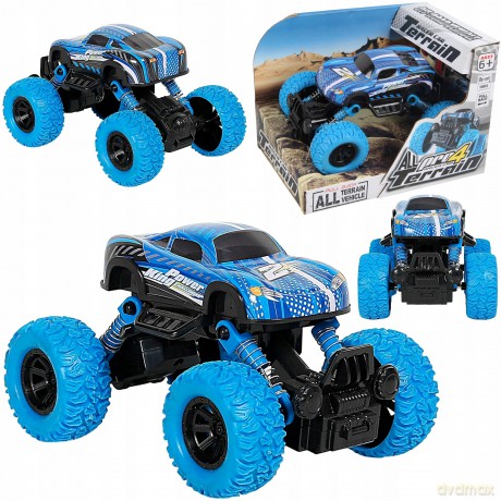 Zabawka Auto Terenowe Samochód Monster Truck Napęd 4x4 Gumowe Koła